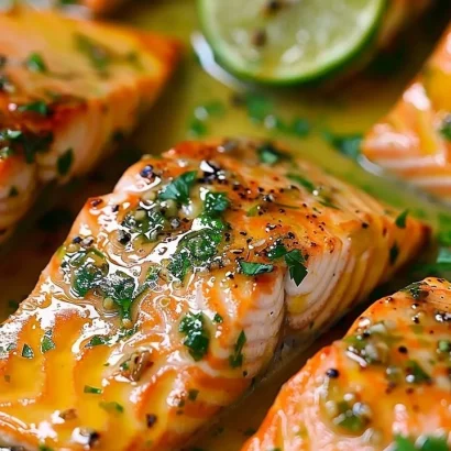 Thumbnail for Baked Honey Lime Garlic Butter Salmon