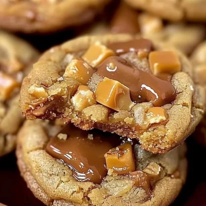 Thumbnail for Butterfinger Caramel Crunch Cookies