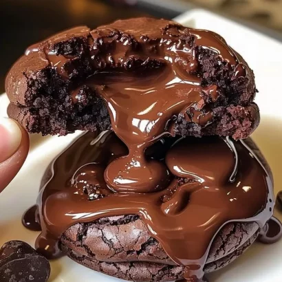 Thumbnail for Chocolate Lava Brownie Cookies