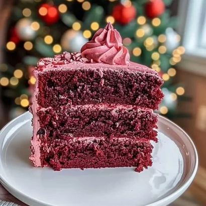 Thumbnail for Classic Red Velvet Cake with Creamy Frosting