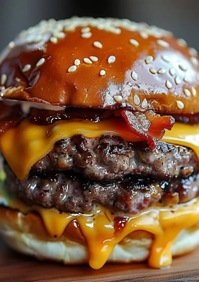 Deliciously juicy crack burgers stacked with toppings