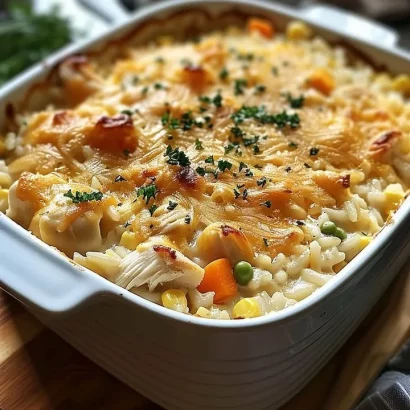 Thumbnail for Creamy Chicken & Rice Casserole