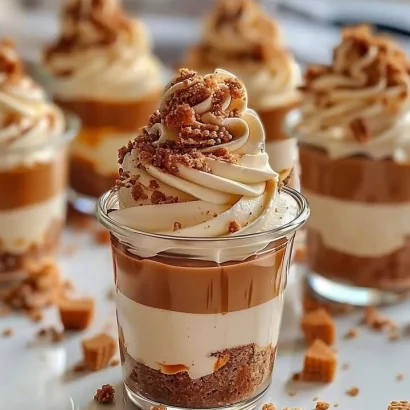 Thumbnail for Decadent Biscoff Layered Cheesecake Cups