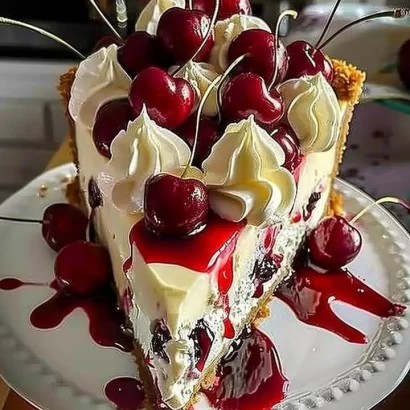 Thumbnail for Elegant Cherry Cheesecake