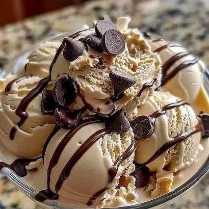 Thumbnail for Homemade Moose Tracks Ice Cream