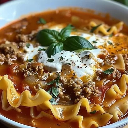 Thumbnail for Lasagna Soup