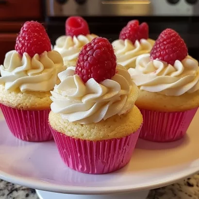 Thumbnail for Raspberry Vanilla Cupcakes