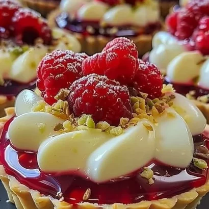 Thumbnail for Raspberry White Chocolate Tartlets