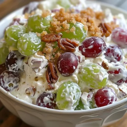 Thumbnail for Refreshing Fruit Salad with Creamy Goodness