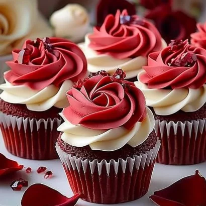 Thumbnail for Rose Red Velvet Cupcakes