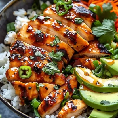 Thumbnail for Spicy Honey Ginger Chicken Bowls