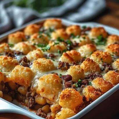 Thumbnail for Tater Tot Casserole with Ground Beef